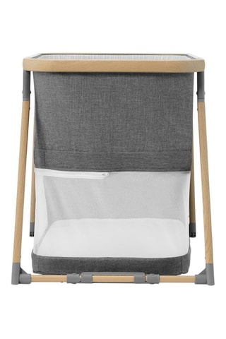 2-in-1 Bed Sofi Grijs en Houtimitatie - Grijs