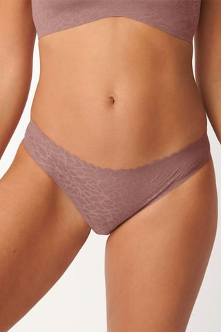 Culotte Zero Feel Lace  - Marron