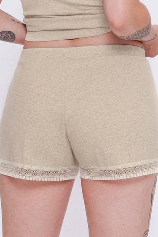 Short GO Ribbed  - Beige