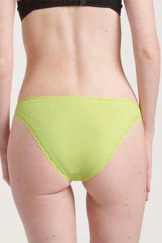 3 tangas "24/7 Weekend  - Bleu, orange et citron - Bleu et orange