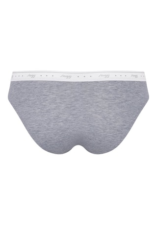 Culotte 24/7 100 H Mini Gris chiné - Blanc et gris