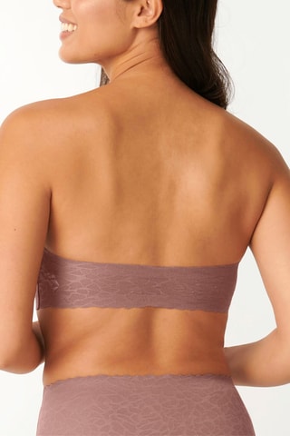 Bandeau Zero Feel Lace - Marron - Marron