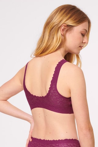 Soutien-gorge Zero Feel Lace - Lie-de-vin - Violet