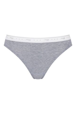 Culotte 24/7 - Gris clair chiné - Blanc et gris