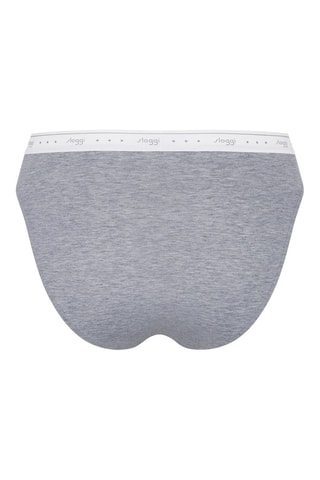 Culotte 24/7 - Gris clair chiné - Blanc et gris