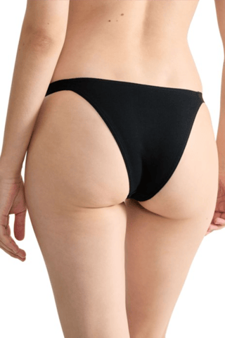 Tanga en coton biologique Go Casual  - Noir