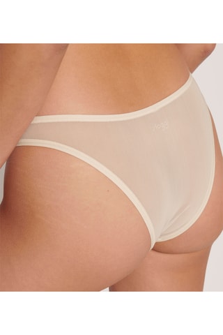 Tanga Soft Adapt Tiny - Noir - Beige