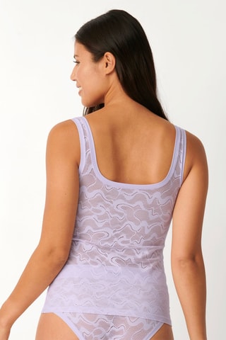 Débardeur GO Allround Lace 01 Blanc - Violet