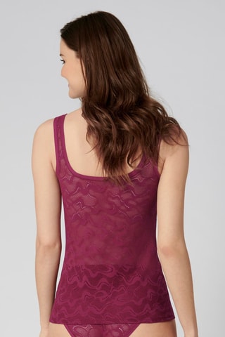 Débardeur GO Allround Lace 01 Blanc - Rouge