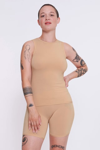 Débardeur Go Allround - Marron - Beige