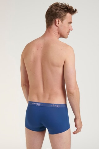 2 boxers Start Hipster Lilas et bleu - Noir