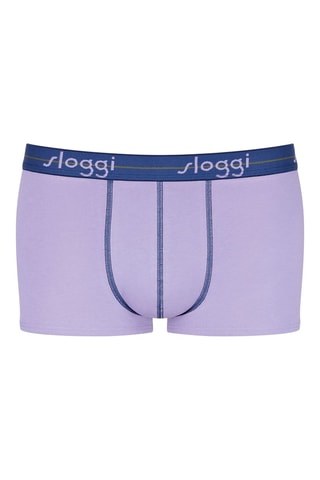 2 boxers Start Hipster Lilas et bleu - Noir