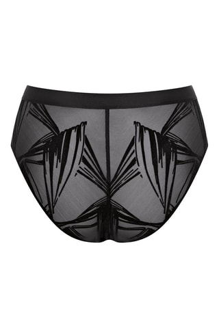 Tanga S By Sloggi x Rosie Woods Ultra High Leg Noir - Blanc, noir et bleu