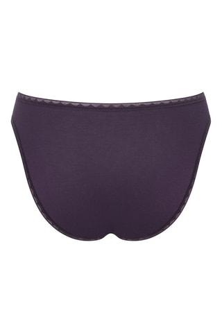 2 culottes Go - Marron - Blanc, gris, vert et violet