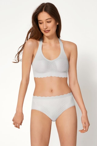 Culotte taille haute Feel Zero Gris clair - Gris