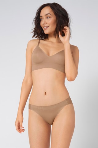 Culotte Body Adapt  - Blanc - Marron