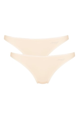 2 culottes Go H Mini - Nude - Rose