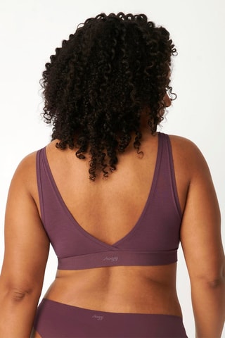 Brassière sans armatures GO Allround - Prune - Marron