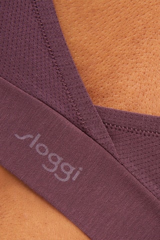 Brassière sans armatures GO Allround - Prune - Marron