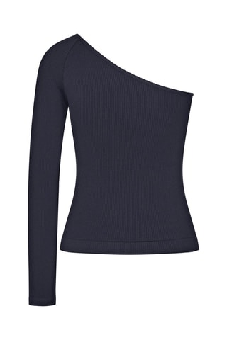 Top asymétrique Ever - Noir - Noir