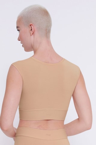 Crop top sans manches Go Allround - Beige - Beige