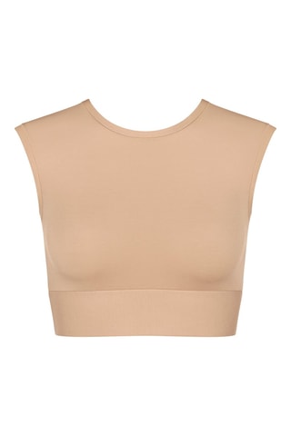 Crop top sans manches Go Allround - Beige - Beige
