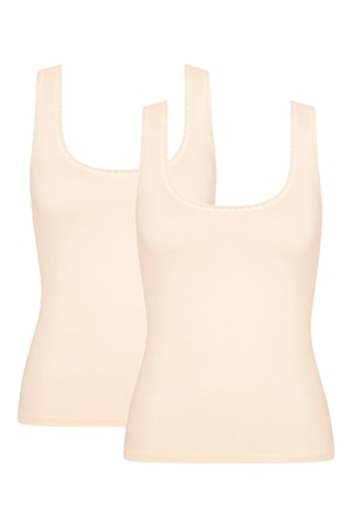 2 débardeurs GO H Tank - Ecru - Beige