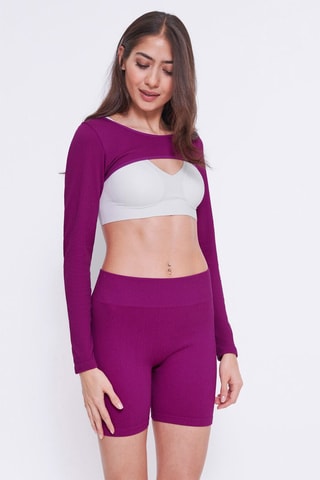 T-shirt boléro Ever Infused - Violet - Violet