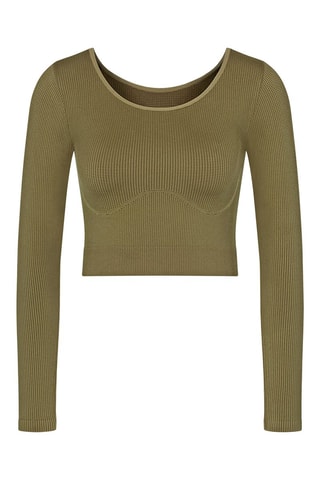 Crop top Ever Cbd Olive - Vert