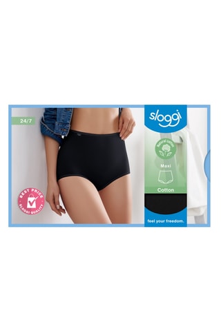 Shorty 24/7 Cotton Maxi - Blanc et noir