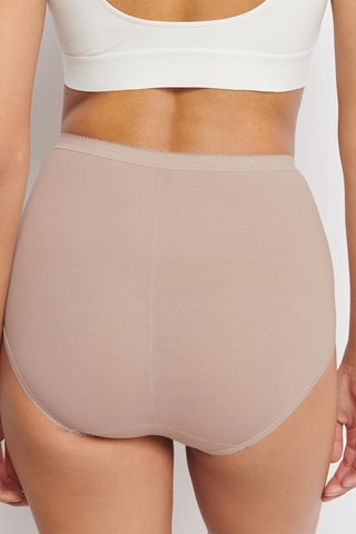 4 culottes taille haute Basic+ Maxi - Multicolore