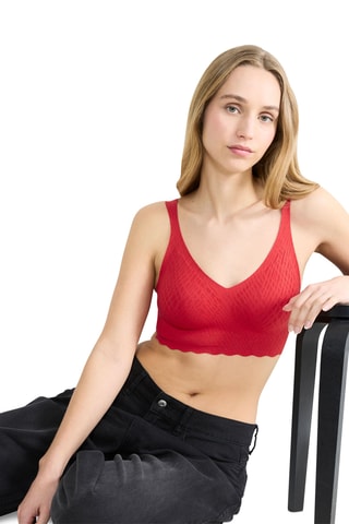 Bralette Zero Feel Bliss Festive - Rouge