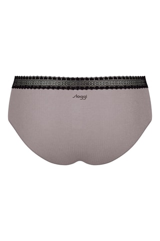 2 culottes Go Ribbed - Gris et noir - Noir et gris