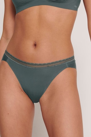 Culotte Body Adapt Twist High leg - Vert foncé - Violet et vert