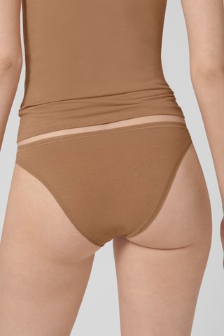 2 tangas GO Mini - Marron - Marron et rose