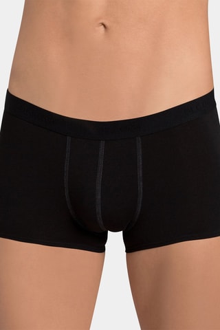 2 boxers Men 24/7 H Hipster - Noir - Noir