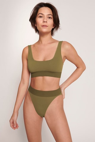 Tanga Ever Cbd - Olive - Beige, vert et marron
