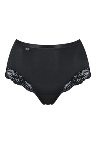 Culotte taille haute Romance Maxi - Noir - Blanc et noir