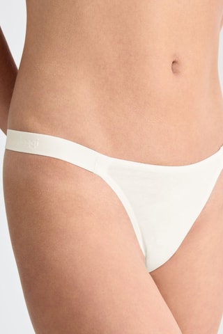 Tanga en coton biologique Go Casual - Blanc - Blanc