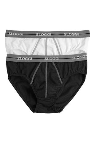 2 slips Start  - Blanc et noir