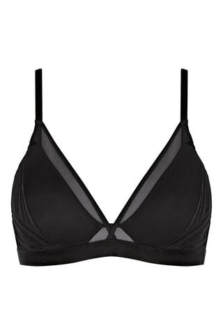 Soutien-gorge S By Sloggi x Rosie Woods Soft bra Noir - Noir et rouge