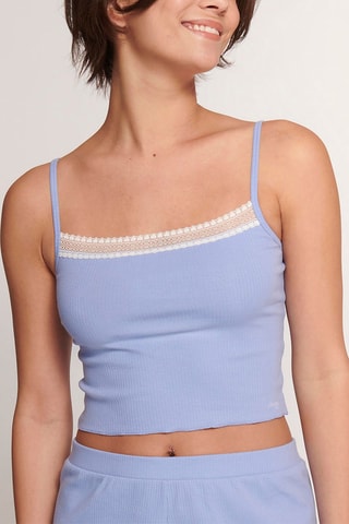 Débardeur Go Ribbed - Bleu et blanc - Bleu