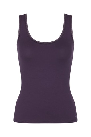 2 débardeurs GO Tank - Marron - Blanc et violet