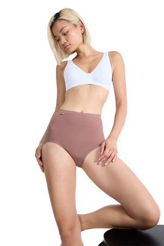 3 culottes taille haute Basic+ Maxi - Multicolore