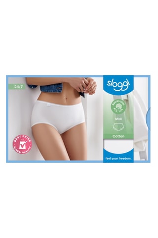 Culotte 24/7 Cotton Midi - Blanc