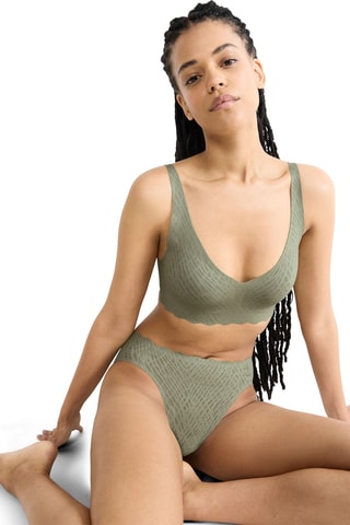 Soutien-gorge ZERO Feel Bliss Soft - Corail - Vert