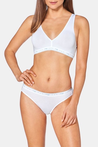 Brassière 24/7 - Blanc - Blanc, noir et bleu