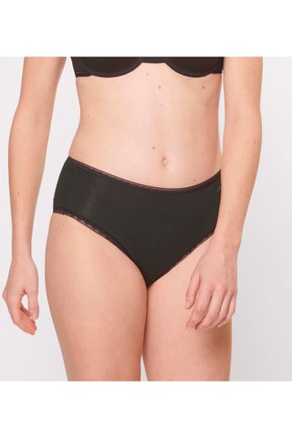 2 shortys taille haute Go High Waist - Noir - Noir