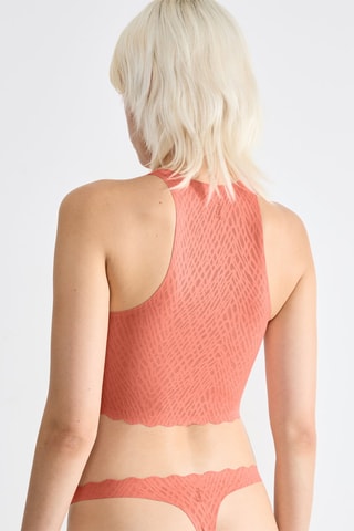 Crop top - Corail - Rouge
