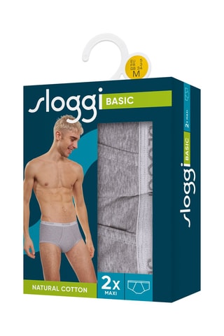 2 boxers Basic H Maxi C2P  - Gris